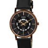 Casio Standard Analog Leather Strap Black Dial Quartz MTP-B135RL-1A MTPB135RL-1 Men's Watch