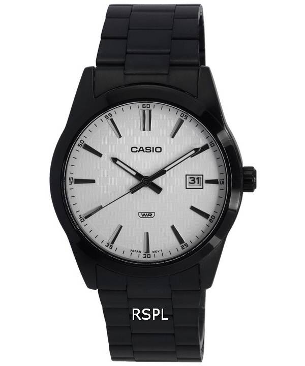 Casio Analog Stainless Steel White Dial Quartz MTP-VD03B-7A MTPVD03B-7 Men's Watch