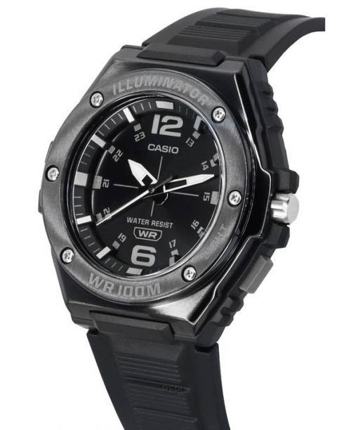 Casio Standard Analog Black Dial Quartz MWA-100HB-1A MWA100HB-1 100M Men's Watch