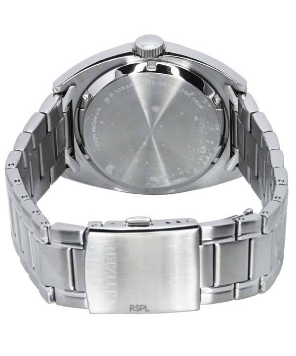 Citizen Classic Stainless Steel Black Dial Automatic NJ0100-71E 100M Men's Watch