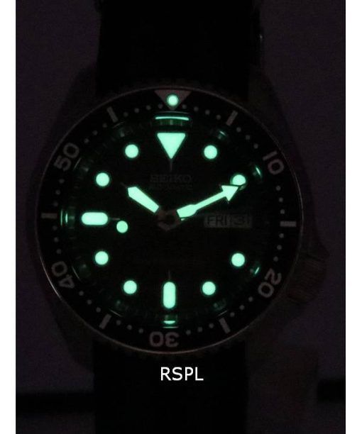 Seiko Black Dial Automatic Diver's SKX007K1-var-NATO21 200M Men's Watch
