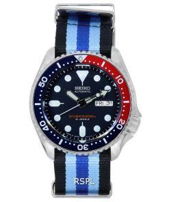 Seiko Blue Dial Automatic Diver's SKX009J1-var-NATO20 200M Men's Watch