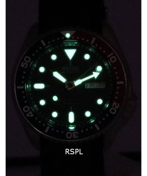 Seiko Blue Dial Automatic Diver's SKX009J1-var-NATO22 200M Men's Watch