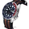 Seiko Blue Dial Automatic Diver's SKX009J1-var-NATO22 200M Men's Watch
