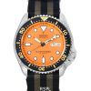 Seiko Orange Dial Automatic Diver's SKX011J1-var-NATO21 200M Men's Watch