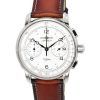 Zeppelin 100 Jahre Chronograph Leather Strap White Dial Quartz 86761 Men's Watch