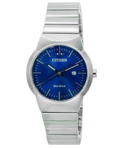 Citizen Axiom Stainless Steel Blue Dial Eco-Drive EW2670-53L Women's Watch