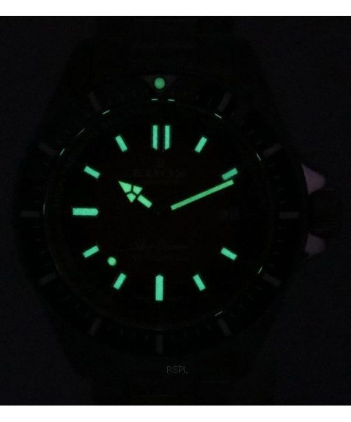 Edox Skydiver Neptunian Orange Dial Automatic Diver's 801203NMODN 1000M Men's Watch