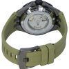 Edox Delfin Mecano Green Skeleton Dial Automatic Diver's 85303357GNCAVVONB 200M Men's Watch