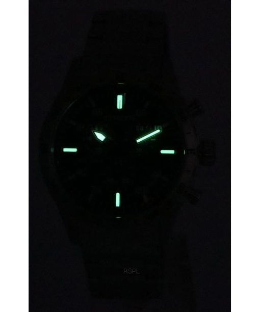 Citizen Eco-Drive Chronograph Stainless Steel Black Dial AT2520-89E 100M Men's Watch