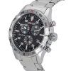 Citizen Eco-Drive Chronograph Stainless Steel Black Dial AT2520-89E 100M Men's Watch