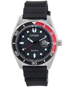 Citizen Eco-Drive Marine Diver Black Dial AW1769-10E 100M Men's Watch