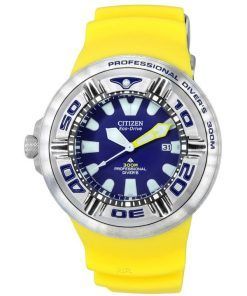 Citizen Promaster Dive Ecozilla Professional Eco-Drive Blue Dial Diver's BJ8058-06L 300M Men's Watch With Extra Strap
