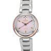 Citizen L Eco-Drive Diamond Accent Stainless Steel Pink Dial EM0589-88X Women's Watch
