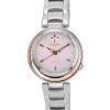 Citizen L Eco-Drive Diamond Accent Stainless Steel Pink Dial EM0589-88X Women's Watch