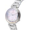 Citizen L Eco-Drive Diamond Accent Stainless Steel Pink Dial EM0589-88X Women's Watch