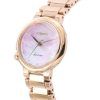 Citizen Eco-Drive Diamond Accents Rose Gold Stainless Steel Mother Of Pearl Dial EM0917-81Y Women's Watch