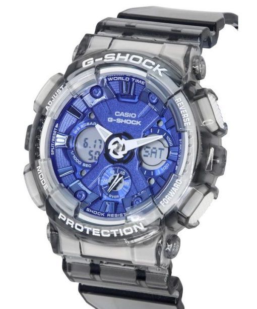 Casio G-Shock Translucent Gray Analog Digital Quartz GMA-S120TB-8A 200M Women's Watch