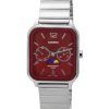 Casio Standard Analog Moon Phase Red Dial Quartz MTP-M305D-4A Men's Watch