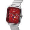 Casio Standard Analog Moon Phase Red Dial Quartz MTP-M305D-4A Men's Watch