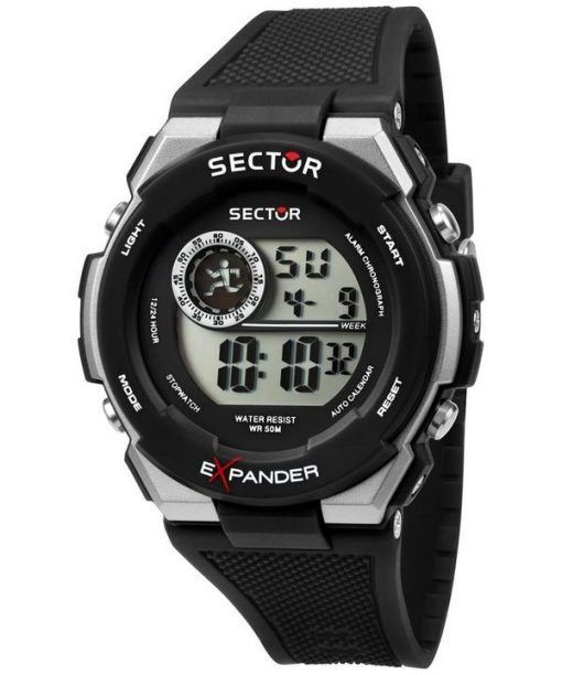 Sector EX-10 Digital Black Polyurethane Strap Quartz R3251537001 Womens Watch