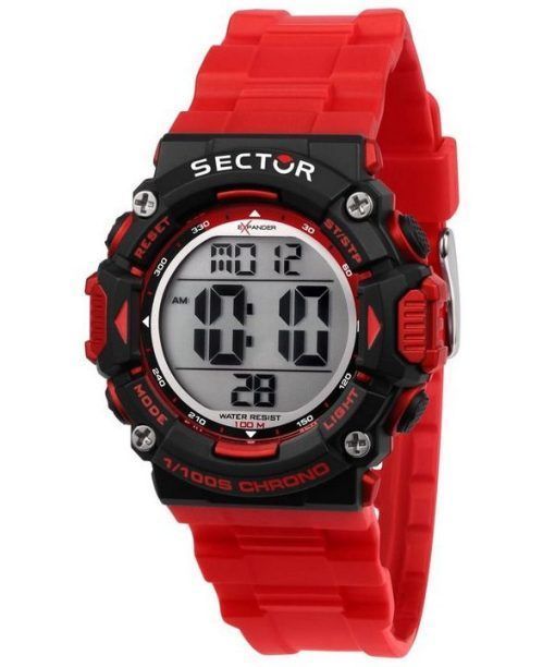 Sector EX-32 Digital Red Polyurethane Strap Quartz R3251544002 100M Mens Watch