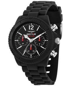 Sector Diver Multifunction Plastic Strap Black Dial Quartz R3251549001 Mens Watch