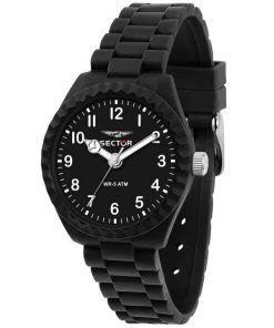 Sector Diver Just Time Plastic Strap Black Dial Quartz R3251549006 Mens Watch