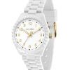 Sector Diver Just Time Plastic Strap White Dial Quartz R3251549501 Womens Watch
