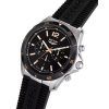 Sector 650 Chronograph Silicone Strap Black Dial Quartz R3271631002 100M Mens Watch