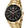 Sector 650 Chronograph Gold Tone Stainless Steel Black Dial Quartz R3273631002 100M Mens Watch