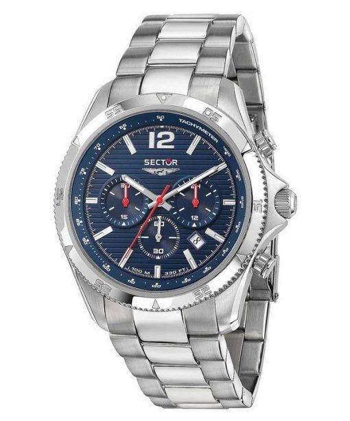 Sector 650 Chronograph Stainless Steel Blue Dial Quartz R3273631003 100M Mens Watch