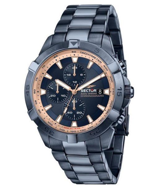 Sector ADV2500 Chronograph Stainless Steel Blue Dial Quartz R3273643007 100M Mens Watch