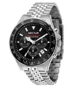 Sector 230 Chronograph Stainless Steel Black Dial Quartz R3273661033 100M Mens Watch