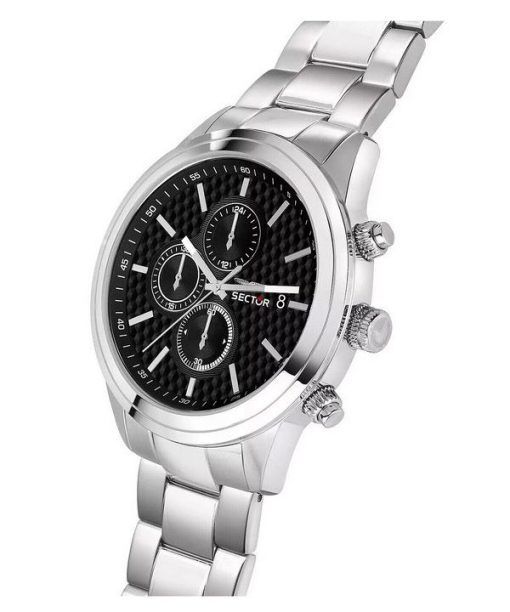 Sector 670 Chronograph Stainless Steel Black Dial Quartz R3273740002 Mens Watch