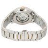 Bulova Wilton Classic Two Tone Stainless Steel Open Heart Silver Dial Automatic 98A213 100M Mens Watch