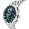 Citizen Classic Corso Eco-Drive Chronograph Stainless Steel Green Dial AT2149-85X 100M Mens Watch