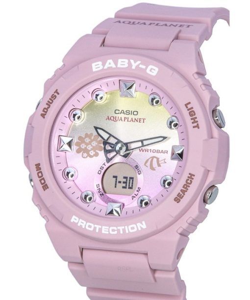 Casio Baby-G Aquaplanet Limited Edition Analog Digital Multicolor Dial Quartz BGA-320AQ-4A BGA320AQ-4 100M Women's Watch
