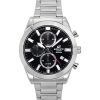 Casio Edifice Standard Chronograph Analog Black Dial Quartz EFB-710D-1A 100M Men's Watch