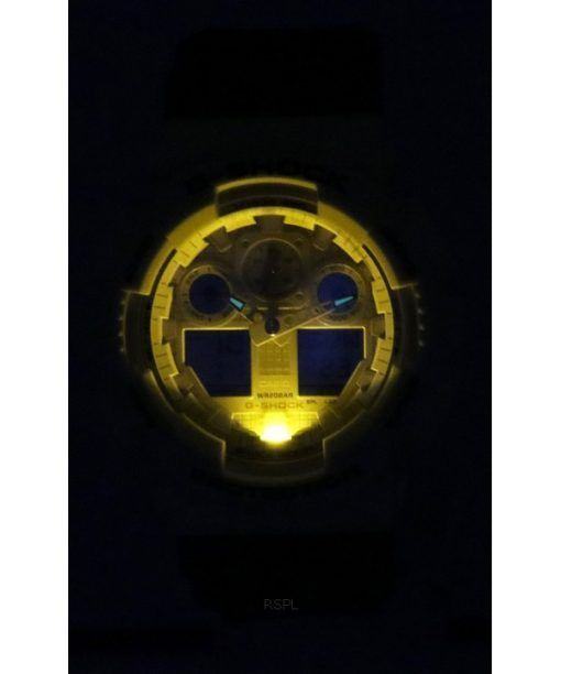 Casio G-Shock Analog Digital Retro Fashion Vintage Series Quartz GA-100PC-7A2 GA100PC-7A2 100M Men's Watch