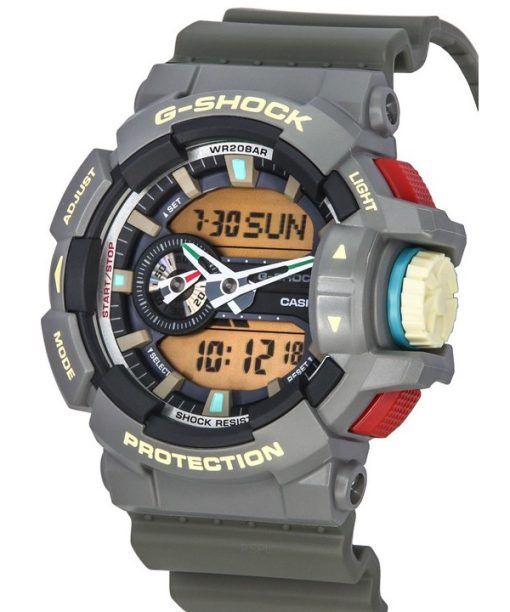 Casio G-Shock Analog Digital Retro Fashion Vintage Series Quartz GA-400PC-8A GA400PC-8 200M Men's Watch