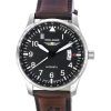 Iron Annie F13 Tempelhof Leather Strap Black Dial Automatic 56642 100M Mens Watch