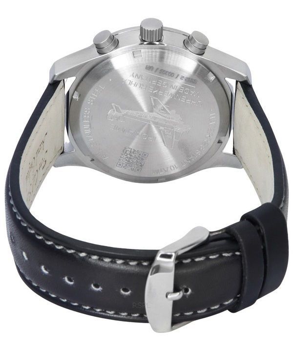 Iron Annie F13 Tempelhof Chronograph Leather Strap Black Dial Quartz 56822 100M Mens Watch