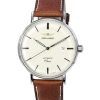Iron Annie Classic Brown Leather Strap Beige Dial Automatic 59585 Mens Watch