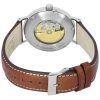Iron Annie Classic Brown Leather Strap Beige Dial Automatic 59585 Mens Watch