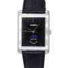 Casio Standard Analog Moon Phase Leather Strap Black Dial Quartz MTP-M105L-1A Men's Watch