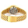 Seiko 5 Gold Tone Jubilee Bracelet Gold Dial 21 Jewels Automatic SNKC12J1 Mens Watch