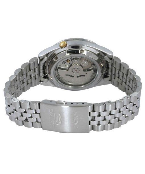Seiko 5 Jubilee Bracelet White Dial 21 Jewels Automatic SNKF77J1 Mens Watch