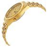 Seiko 5 Gold Tone Jubilee Bracelet Gold Dial 21 Jewels Automatic SNKF82J1 Mens Watch