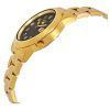 Seiko 5 Gold Tone Stainless Steel Black Dial 21 Jewels Automatic SNKK40J1 Mens Watch